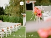 'Peachy Keen' Aisle Markers