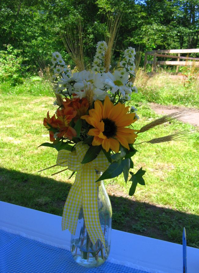 'Country Casual' centerpiece