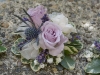 Wrist Style ~ Lavender Spray Roses With Scottish Thistle & Lavender
