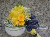 Small Posy Bouquet ~ Spray Roses With Cushion Mums