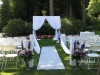 Purple Tones In Large Vases ~ Aisle Markers