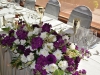 Purple & White Delight ~ Large Centerpiece For Head Table
