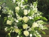 Winter White Tribute ~ Large Potted Spray